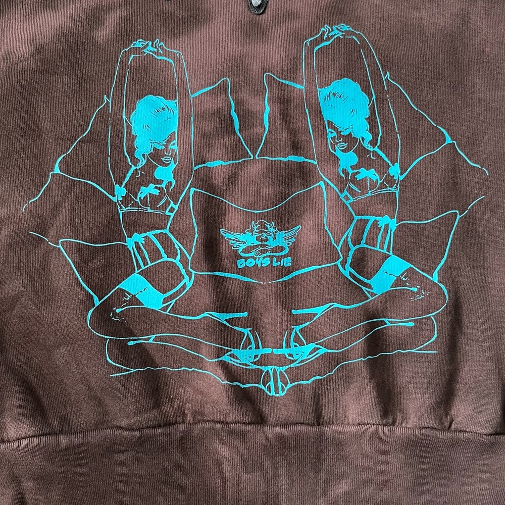 Boys Lie It's A Wonderful Day to Dump Them Hoodie - Picture 7 of 9
